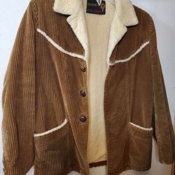 McGregor Brown Corduroy Jacket with Cream Accents - Picture 5 of 7